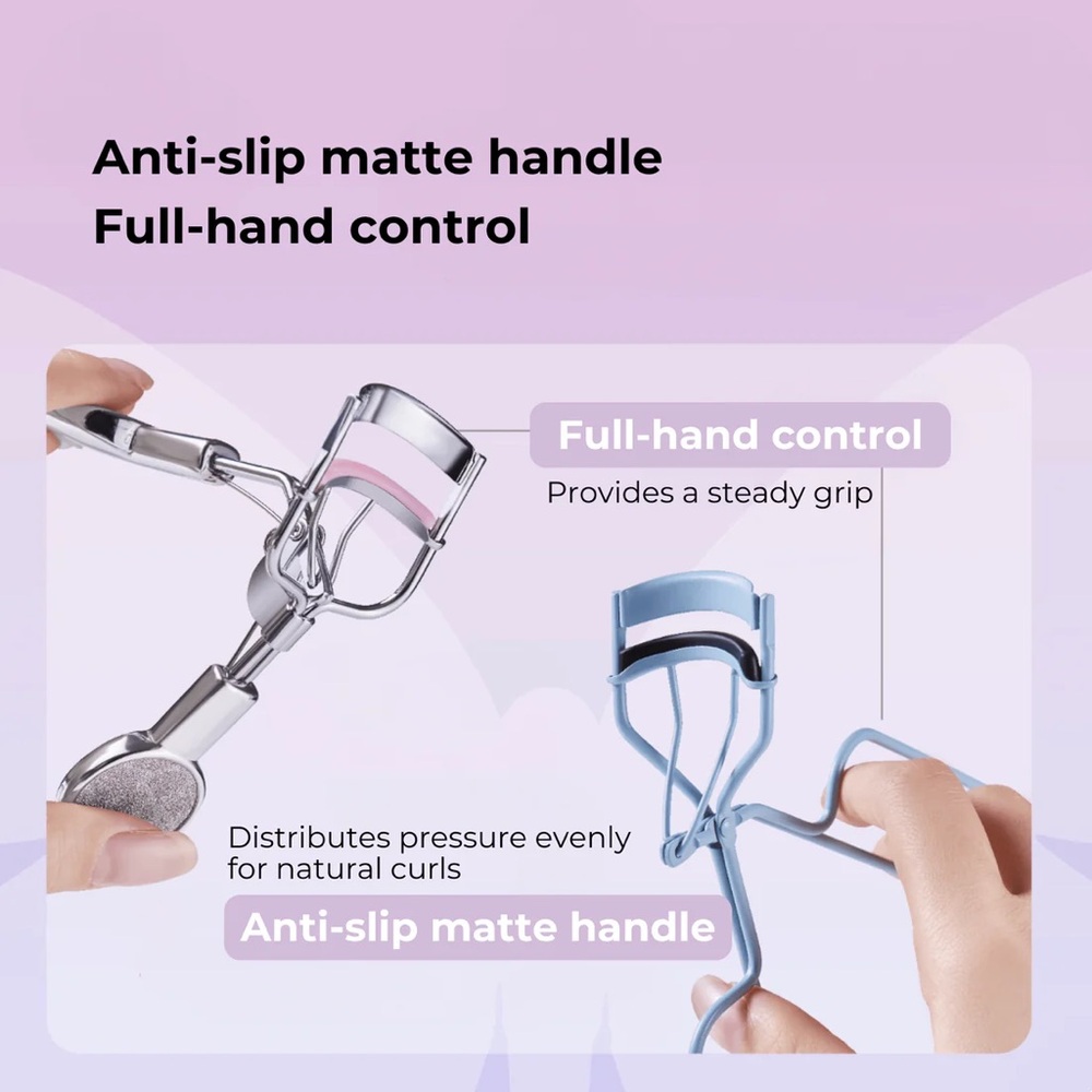 HIGHLY RAVE ASIAN EYELASH CURLER | BLJ Easy Curl Eyelash Curler (PINK) ROUNDED - Picture 3 of 4